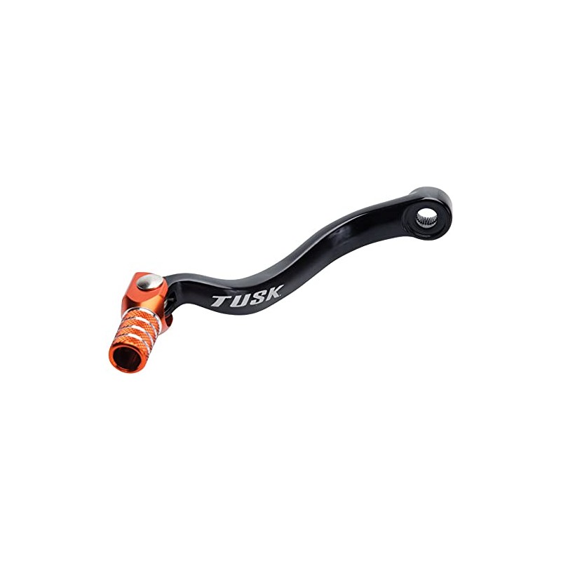 TUSK Folding Shift Lever Black/Orange Tip Compatible with KTM 65