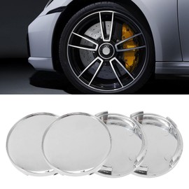 SWQS - 4 tapas centrales de rueda para llantas, 2.35 x 2.25 x 0.55 pulgadas, tapas centrales de llanta, impermeables y duraderas, accesorios de neumáticos y piezas para la mayoría de los automóviles