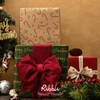 Ribbli 3 Rolls Kraft Candy Cane Wrapping Paper Rolls,Mini Roll-17