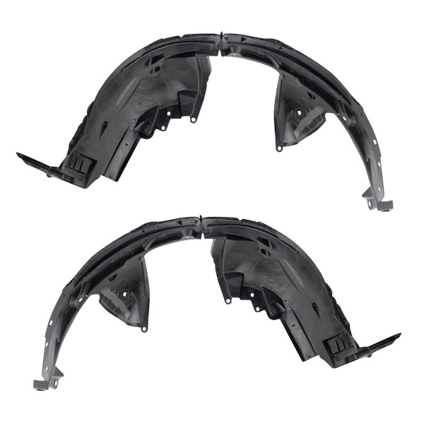 TRQ TRQ Front Inner Fender Liner Set Compatible with 2017-2020