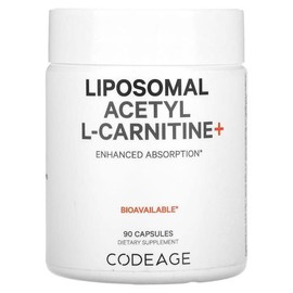 Codeage 코드에이지 리포소말 아세틸 L-카르니틴+ 캡슐 90정 Codeage Liposomal Acetyl L-Carnitine + Capsules 90 Count