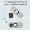 2Pack Child Proof Refrigerator Lock,Fridge Locks for Kids with Sticky
