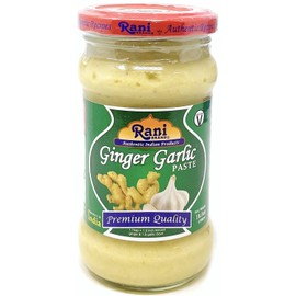 Rani Ginger Garlic Cooking Paste 10.5oz (300g) Glass Jar ~ Vegan | Gluten Free | NON-GMO | No Colors | Indian Origin