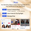 【UPGRADED】Nadula Yaki/Silk Straight Bob Lace Wig With Drawstring 180% Density
