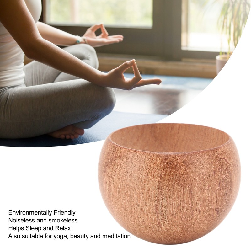 Essential Oil Wood Diffuser Small Ornament Round Aromatherapy Wooden Diffuser