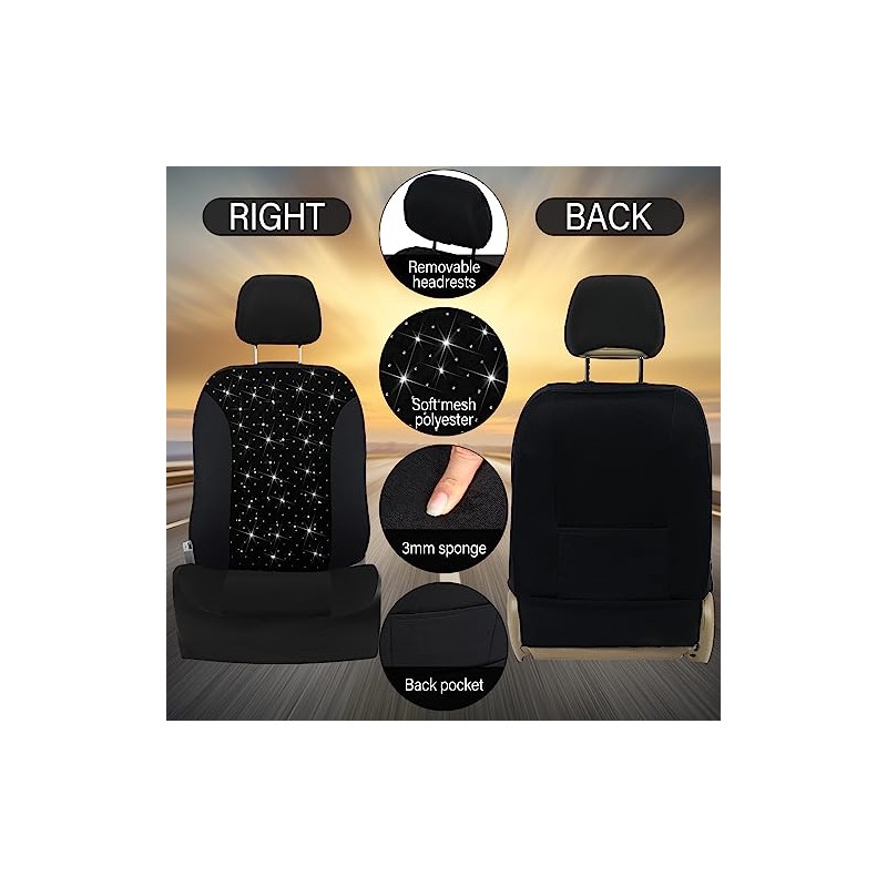 Hanaive - Juego completo de fundas para asientos de coche