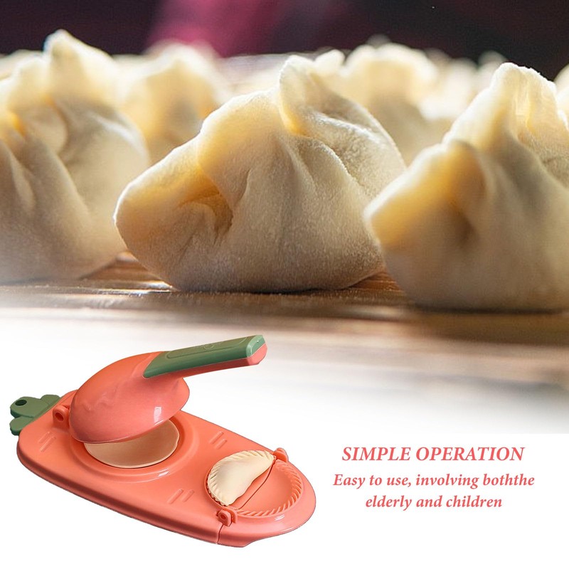 CZAYEFNH Dumpling Maker, 2-in-1 Dumpling Mould Printing, Dumpling Maker, Manual