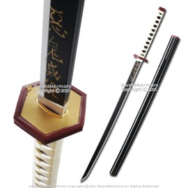 Giyu Tomioka 41" Foam Sword Cosplay Anime Demon Scabbard Costumes