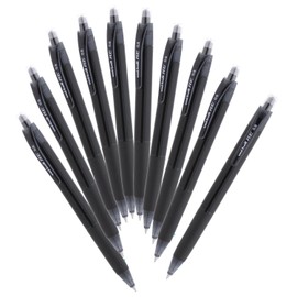 Mitsubishi Pencil URN18005.24 Erasable Ballpoint Pen Uni-Ball RE 0.5 Off Black 10 Pens