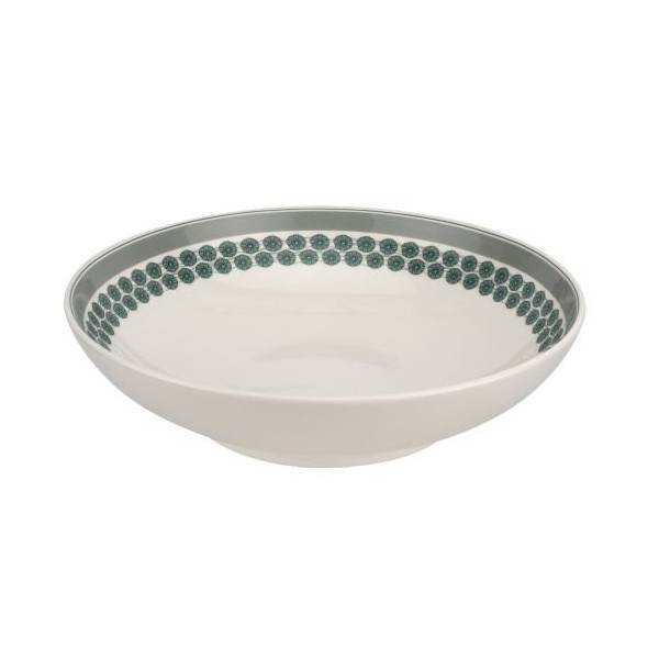 Portmeirion WTGR67160 Westerly Grey Low Serving Bowl, Ceramic
