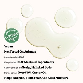 Red by Kiss Professional 99% Natural Hair Oil, Organic Vegan Oil Blend for Smooth & Nourish Hair, Biotin Infused, Hydration Add Shine & Moisturize Hair (Argan, 2.5 Fl Oz)