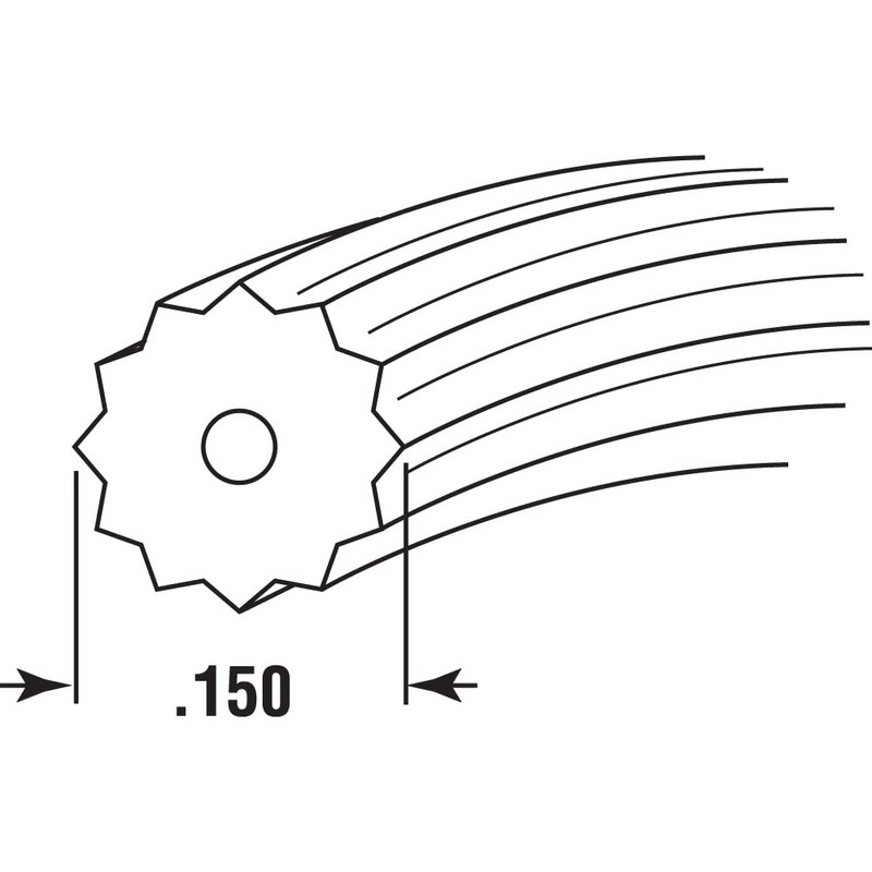 Prime-Line P 7533 Screen Retainer Spline, 0.150 In., 25 foot,