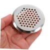 TEHAUX 20pcs Stainless Steel Round Vent Mesh for Cabinets Shoe