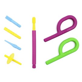 ARK's Oral Motor Starter Kit with Z-Vibe and Chewies (Magenta, with Case)