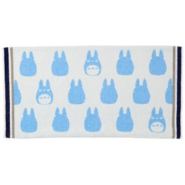 Marushin Towel Pillow Cover Ghibli My Neighbor Totoro Silhouette Cute Goods 1005043700 White Approx. H 13.4 x W 25.2 inches (34 x 64 cm)