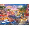 Ravensburger Puzzle - Sunset Over Amsterdam - 1000 Pieces Puzzle