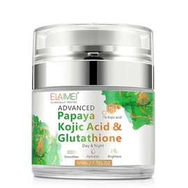 TEEROVA Papaya Cream, Anti-aging Hydrating Natural Formula with Glutathione for Nourishing Dry Skin, Day & Night Face Moisturizer 50ML