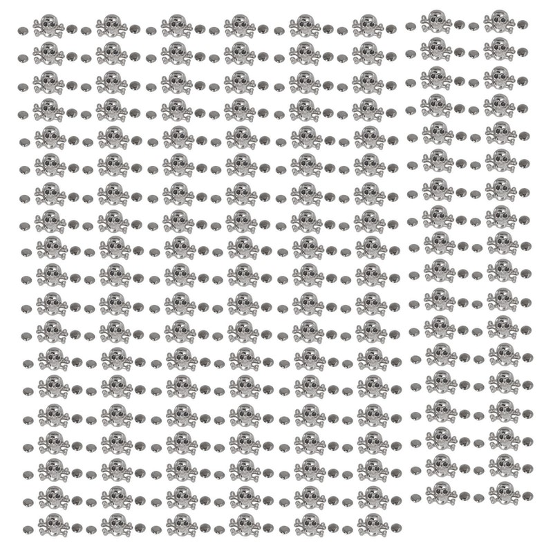 150 Sets DIY Skull Rivets Gothic Style Rustproof Exquisite Fines