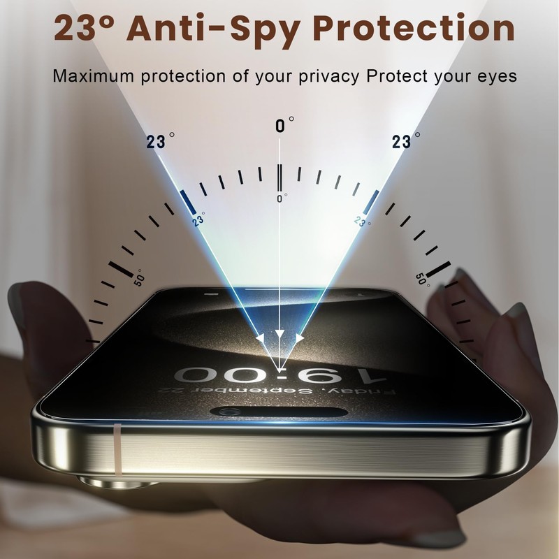 Fotbor 15 Pro Max Screen Protector