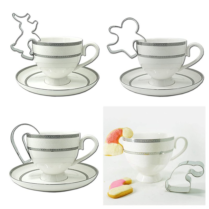 4PCS Hanging Cup Cookie Cutter, christmas mug decor, kitchen accessories
