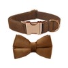 Bowtie Dog Collar, Soft & Comfy Velvet Dog Bow tie