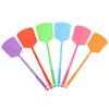 6 Pack Heavy Duty Fly Swatters, Extra Long 17.7in Plastic