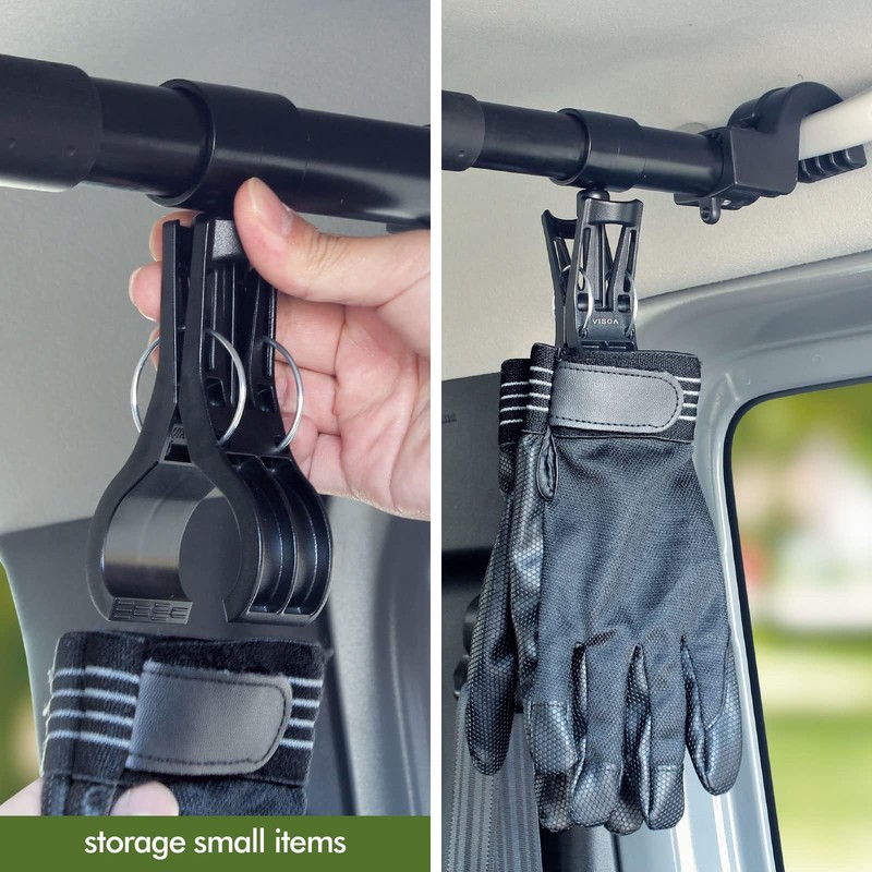 TRANSWARPS Car Clothes Hanger Bar Expandable 34" to 57" Accessories,