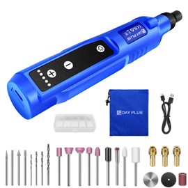 VickyHome Cordless Rotary Tool Kit 3.7V Multi Tool Kit with 80pcs Accessories, 5 Speed Rotary Tool Kit with Led Light, 42W Fast Charging