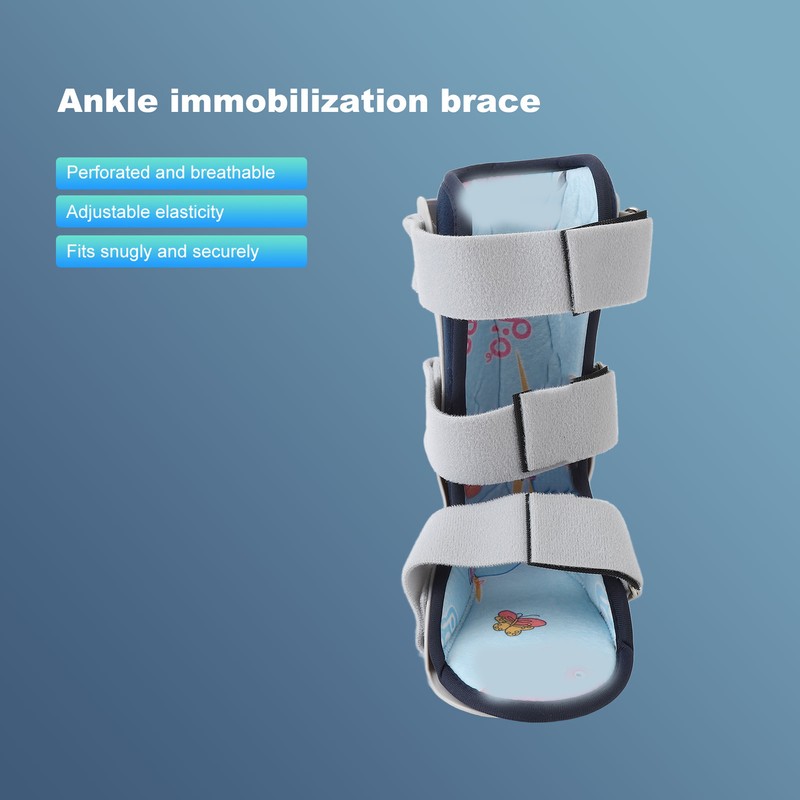 Kids Ankle Brace Comfortable Breathable Adjustable Child Walking Boot for