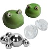 Gartenzaubereien Swimming Frogs Set of 2 with Tea Light Bowls