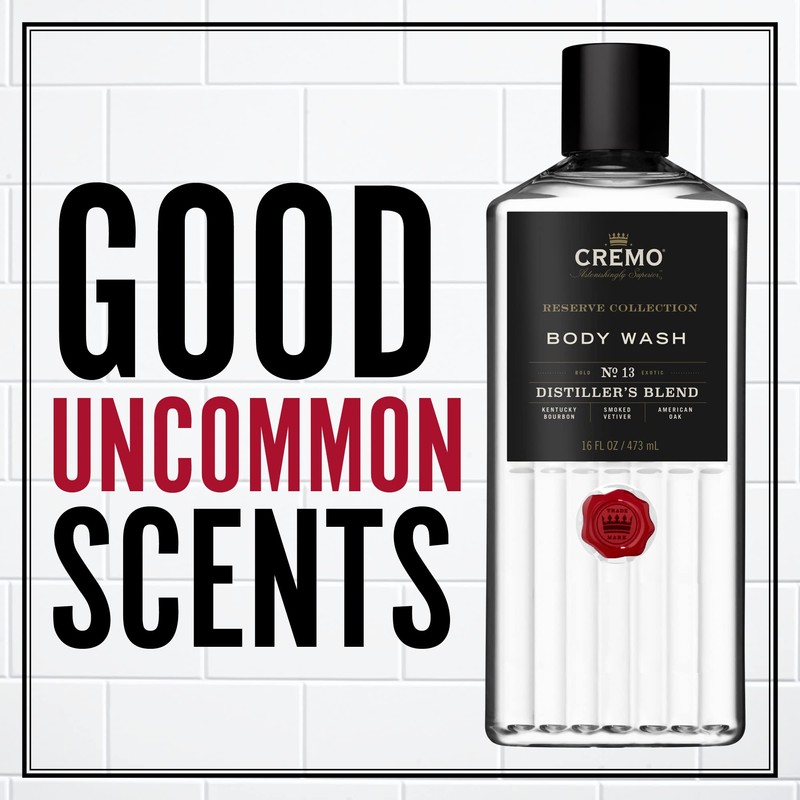 Cremo Rich-Lathering Distiller’s Blend (Reserve Collection) Body Wash, An Elevated