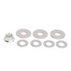 Exhaust Holder Hanger,Motorcycle Exhaust Hanger Bracket CNC Aluminum Secure Mounting