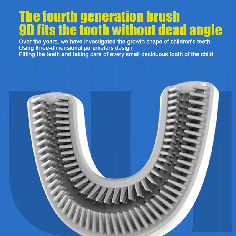 Children Electric Sound Waves Toothbrush Intelligent Cleaning Toothbrush Oral Care