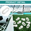 Asheyya 60PCS Football Goal Net Clips, Soccer Goal Accessories Plastic