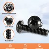 1/4-20 x 1/2" (1/2" to 2" Available) Pan Head Machine