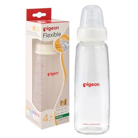 PIGEON | Biberones Recien Nacido Peristáltico | Biberones Anticolicos de Silicona Suave | Biberon Reduce Entrada de Aire - Superficie Mate para Agarre Seguro | Standard SofTouch para Bebé | 240 ml
