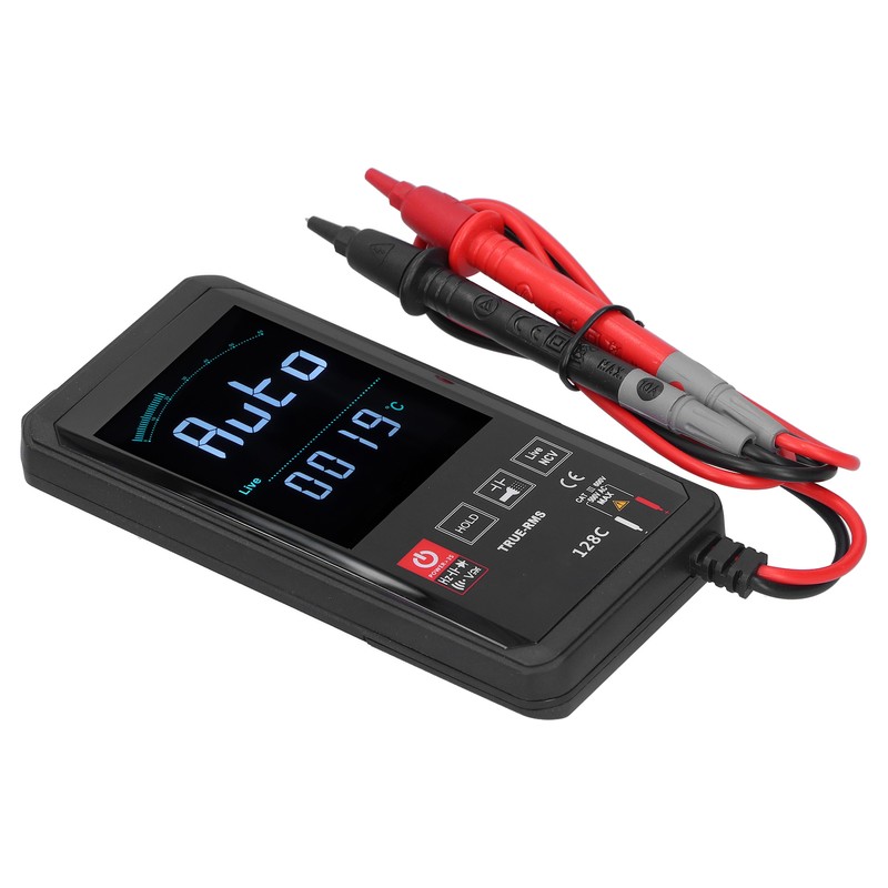 HY128C Intelligent Multimeter Touch Screen Digital Multi Display Frequency Temperature