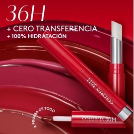 ESIKA Colorfix Duo Tattoo Lipstick 36H with Moisturizing Balm Moca Encanto