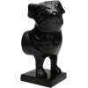 Livevie Pug Figure Decorative Bookends, Heavy Duty Metal Non-Skid Bookends