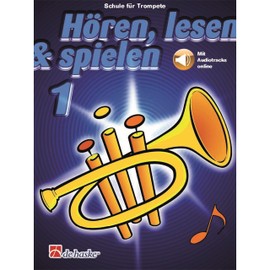 De Haske Listening, Reading, Playing, Volume 1 Trumpet in B - School for Brass Instruments