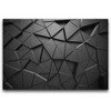 Cliouar-Black Geometric Figures 3D Wallpaper Mural 103" x 69"(Not Self-Adhesive)