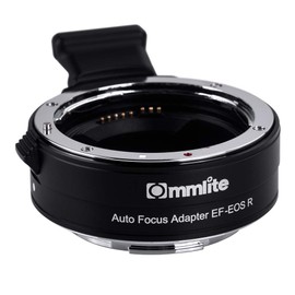 Commlite CM-EF-EOS R Lens Mount Adapter (Canon EF Mount Lens to Canon RF Mount) with Electronic Contacts