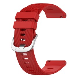 Fit for ID205L Watch Bands for Women Men, 19mm Quick Release Silicone Replacement Bands Straps Wristbands Bracelet Fit for ID205L ID205 ID205S SW020 SW021/Boat Watch STORM (Red)