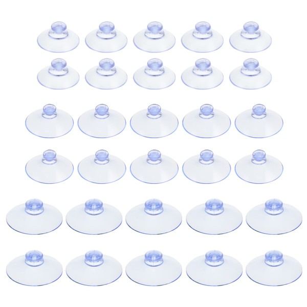 2/3/4.5CM Clear Suction Cups PVC Plastic Sucker Without Hooks Suction