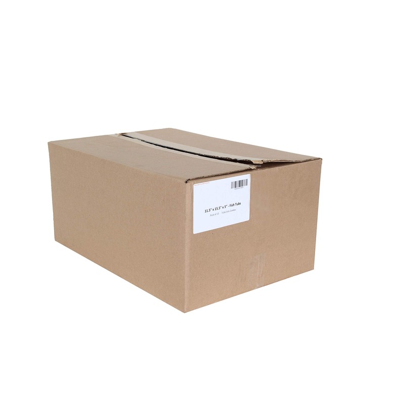 Continental Plastics Fish Tubs/Food Storage Bins 25lb and 10lb with