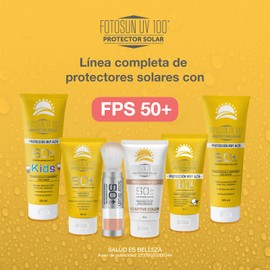 Fotosun UV 100 Protector Solar Facial Bloqueador 50+ FPS Protección Contra el Sol Uso Diario Piel Sensible Sunscreen (KIT FOTOSUN UV 3)