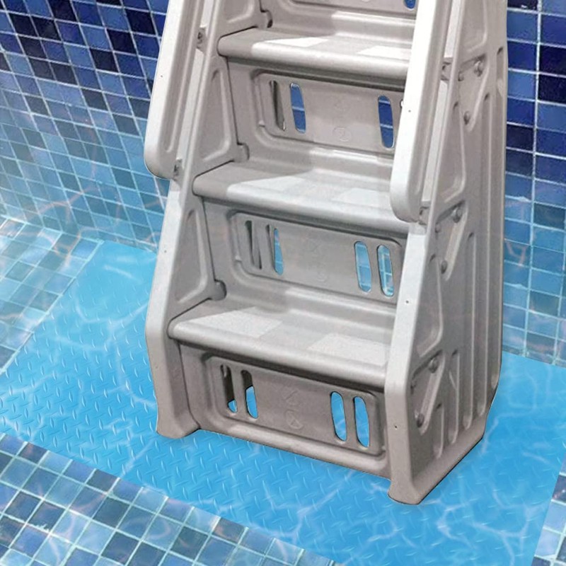 Large Swimming Pool Ladder Mat, 17"x38" Protective Non-Slip Pool Step