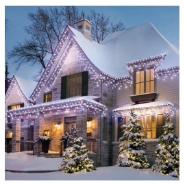 Holiday Time NEW - Holiday Time 500 Count Cool White LED  Icicle Lights with White Wire 52 ft