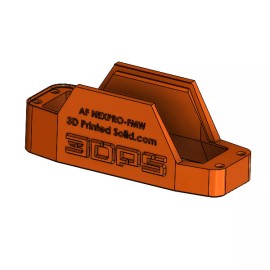 For NERF 3D Printed Flared Mag Well for Nerf AF Nexus Pro & Aeon Pro Dart Blaster - Orange