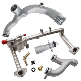 LR075991 Upgrade Coolant water Pipe Cooling System Kit Compatible with Land Rover Range Rover Sport LR4 Jaguar XF XJ XE 3.0L V6 Replace LR087558 LR122710 LR092992 LR109401 LR041788